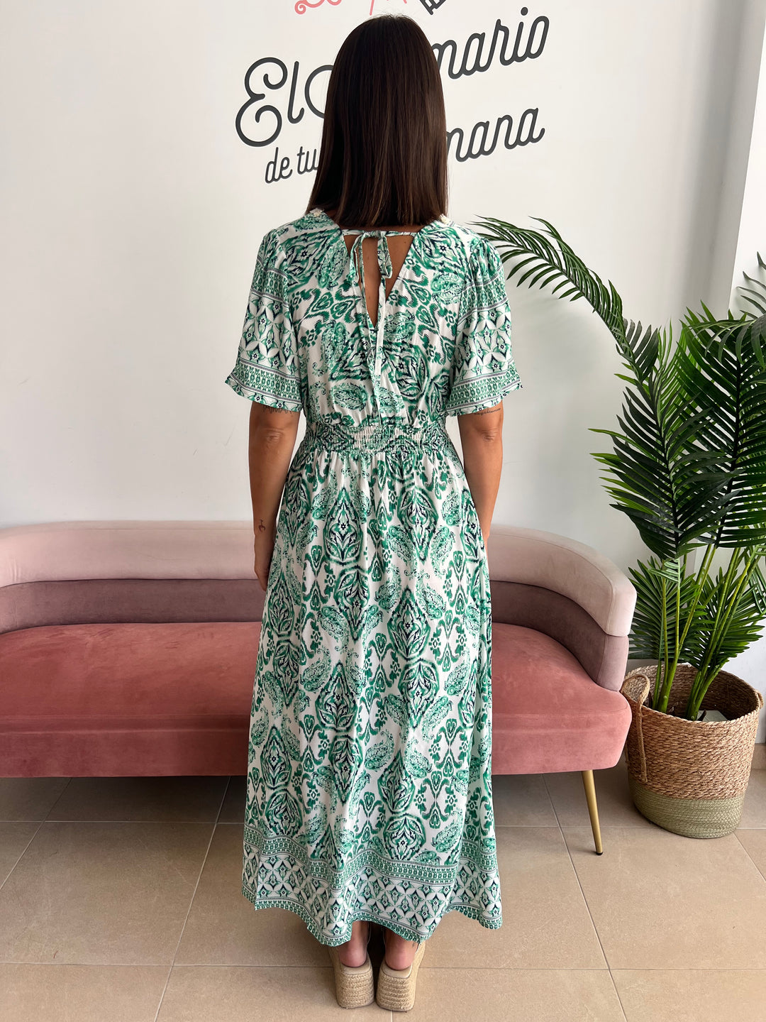 Vestido Marina verde