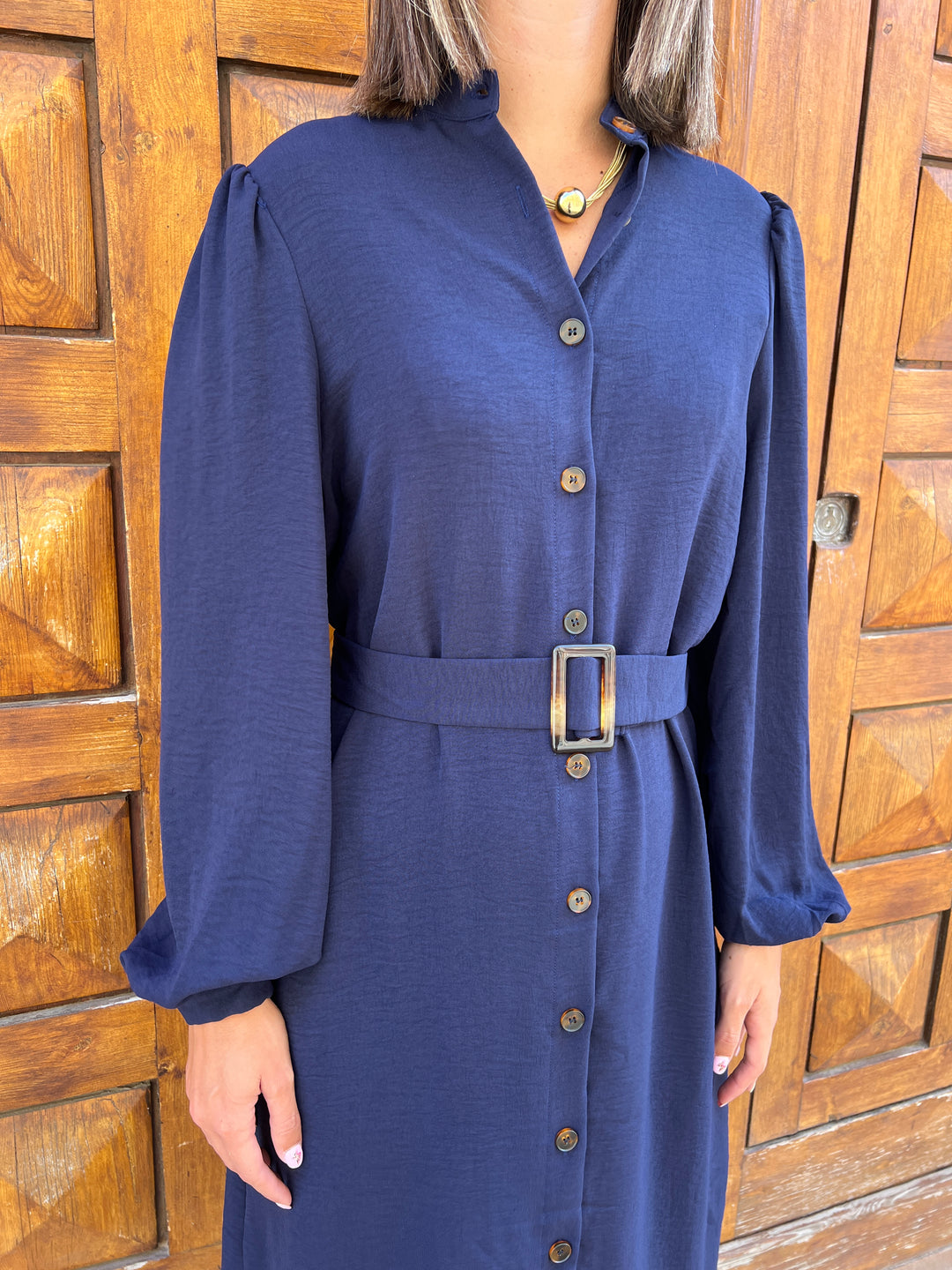 Vestido Danae azul marino
