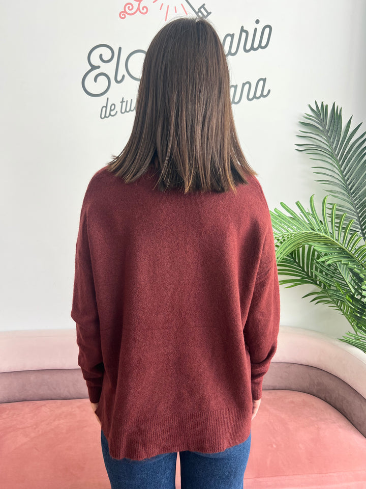 Jersey Manuela burdeos
