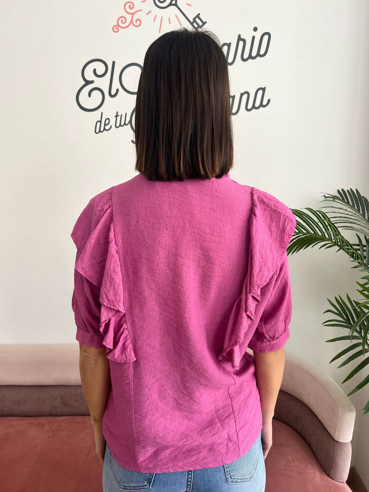 Camisa Sandra rosa