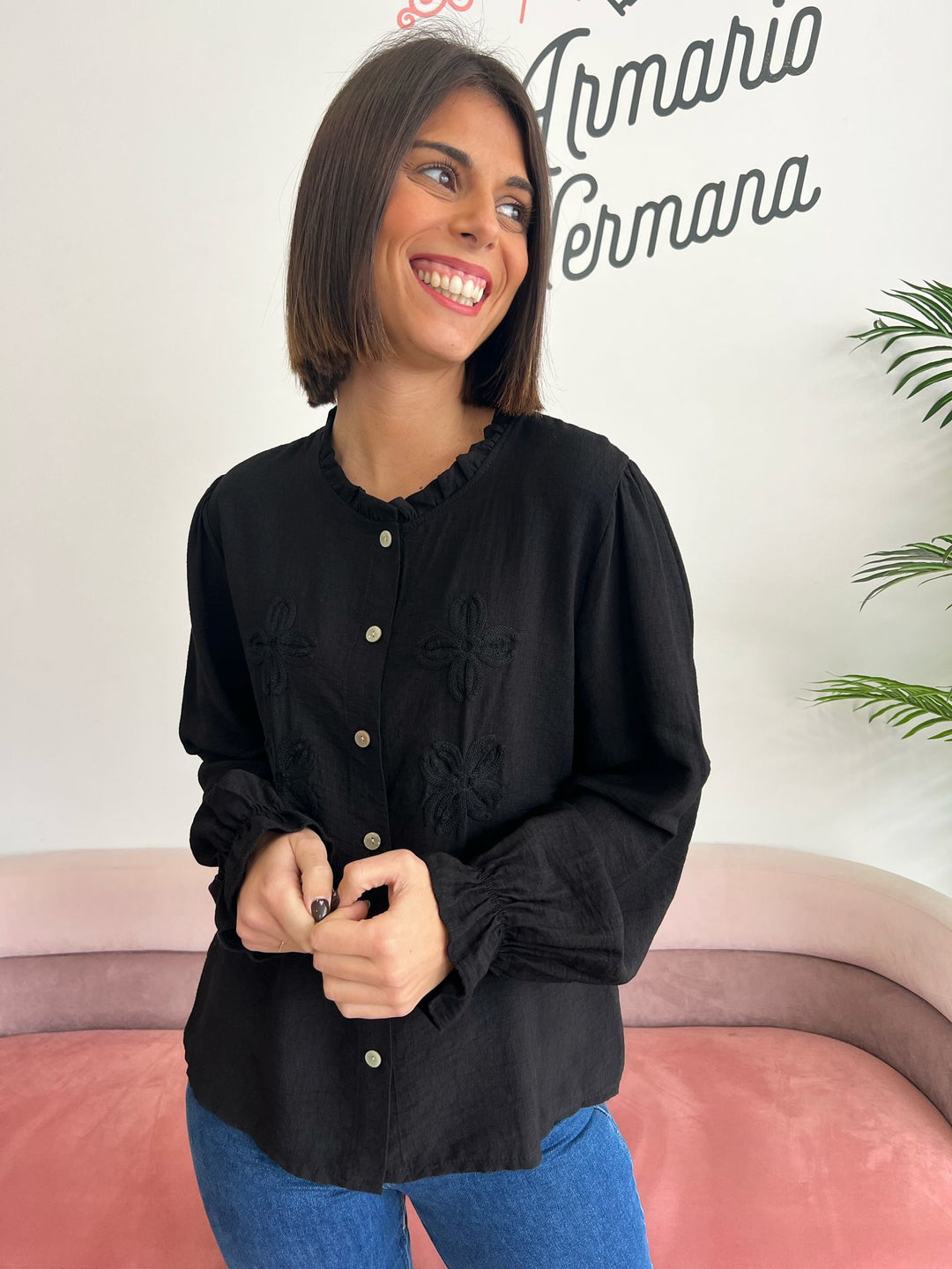 Camisa Paz negro