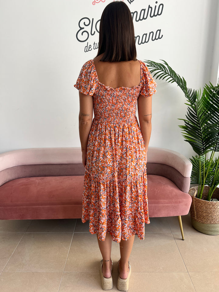 Vestido Nagore naranja