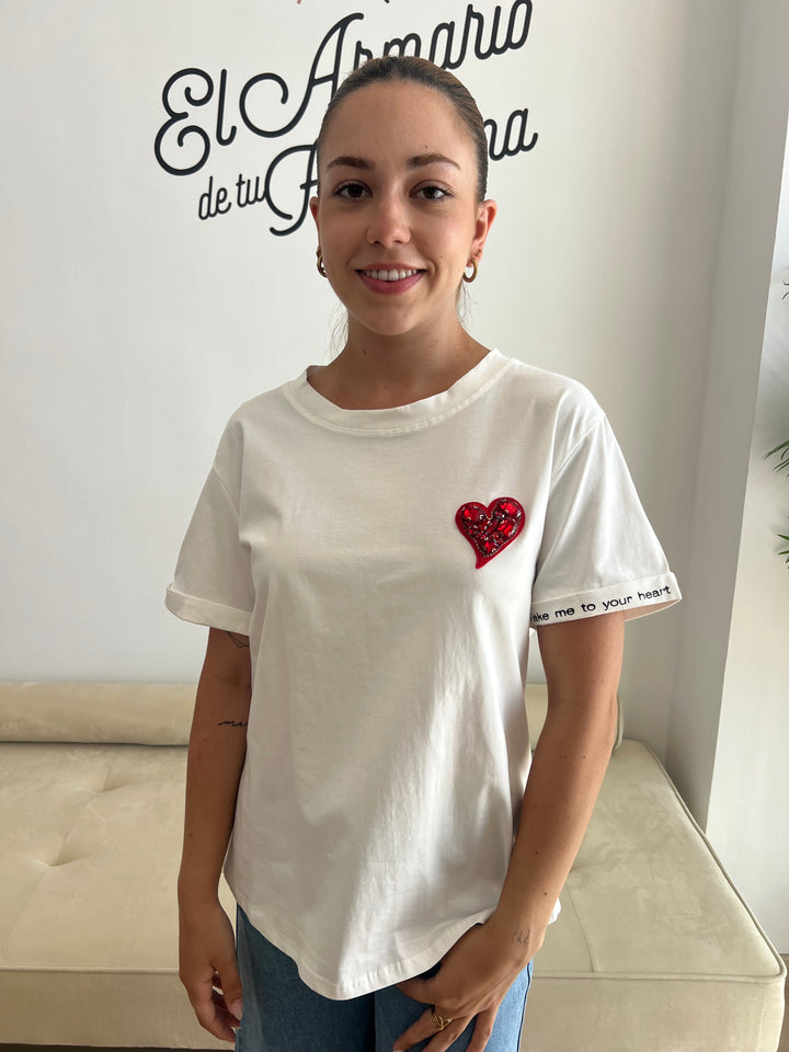Camiseta Serena blanco