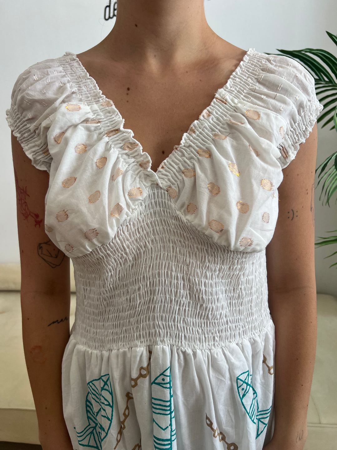 Vestido Marlon turquesa