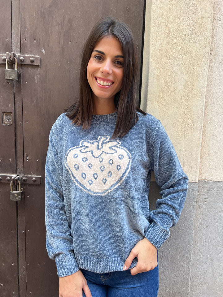 Jersey Fresita azul