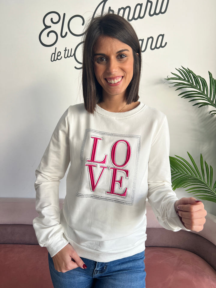 Sudadera Valen blanco