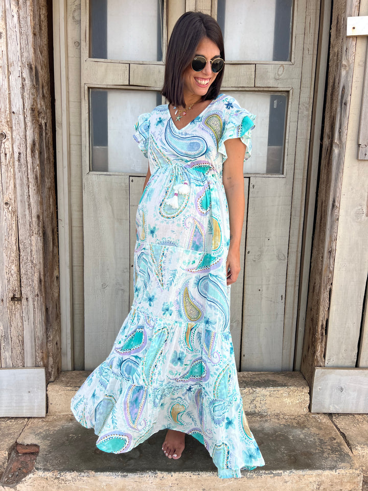 Vestido Aqua turquesa
