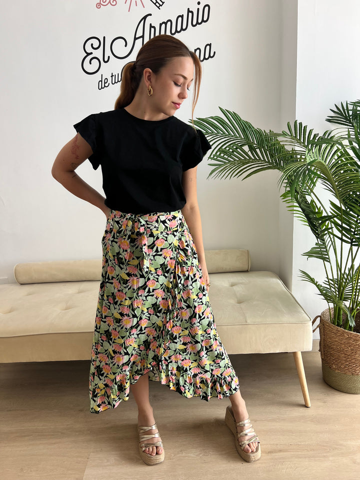 Falda Pamela negro