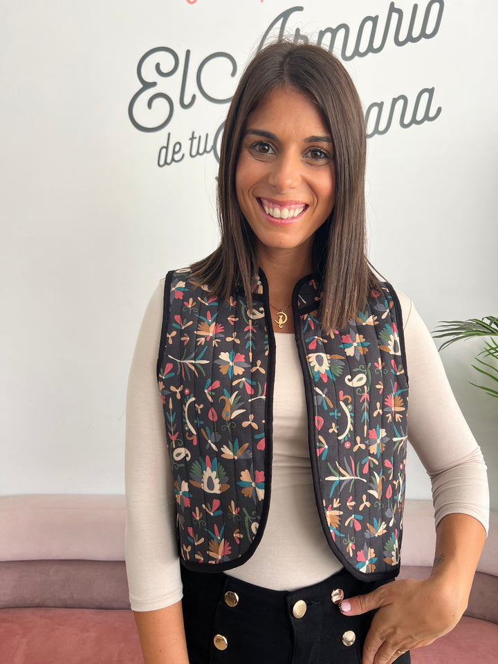 Chaleco Elena negro