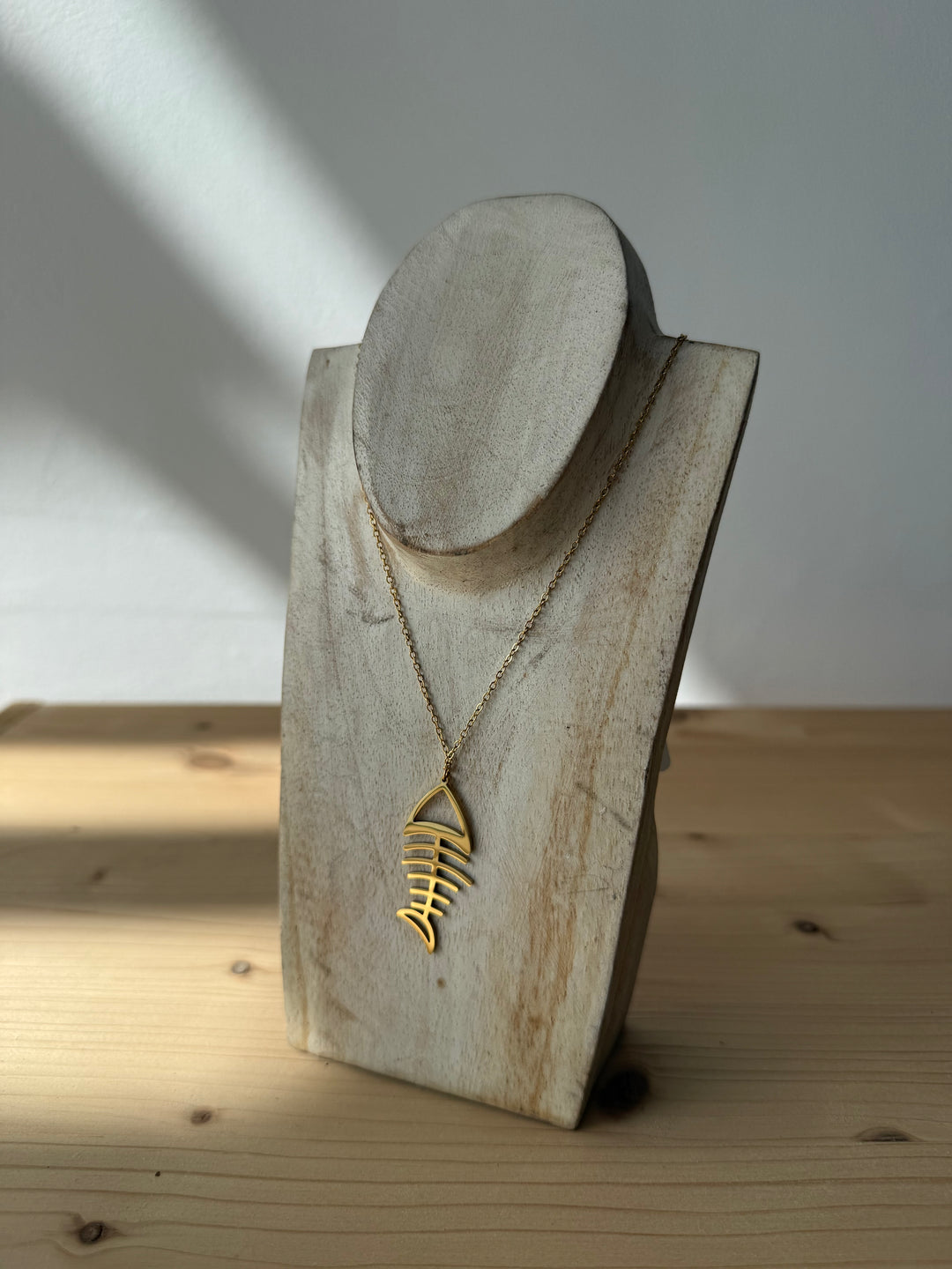 Collar Raspa dorado (acero)