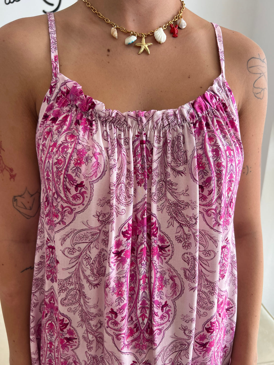 Vestido May fucsia