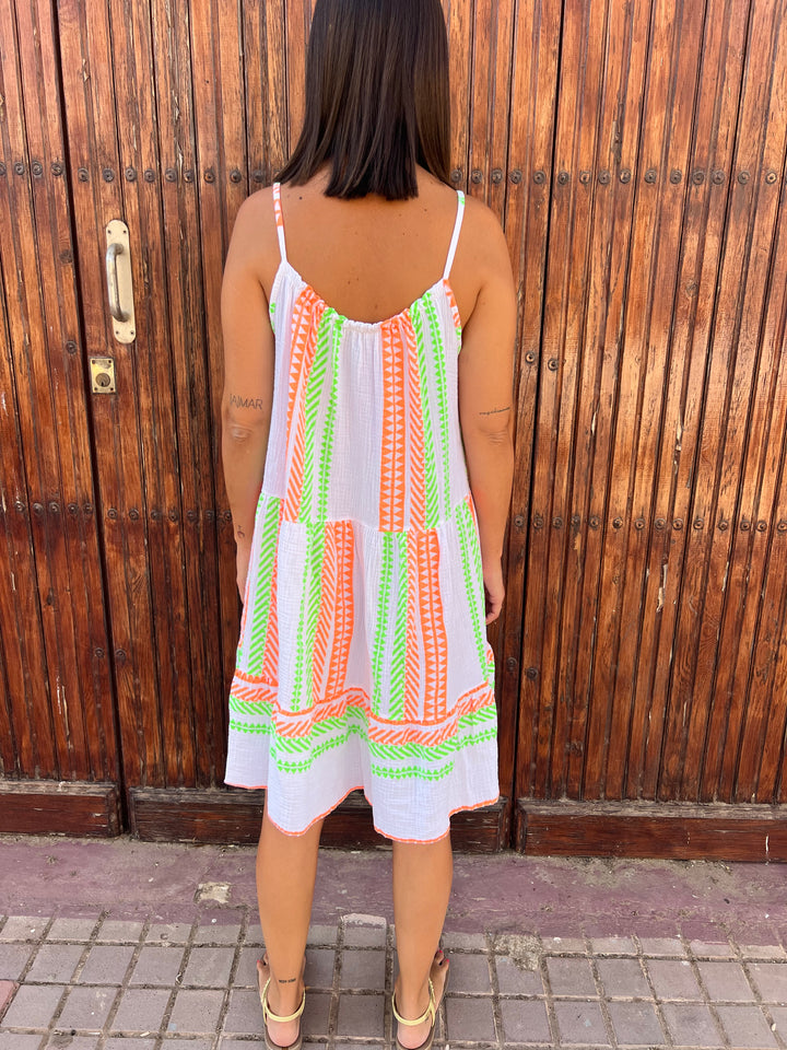 Vestido Étnico verde