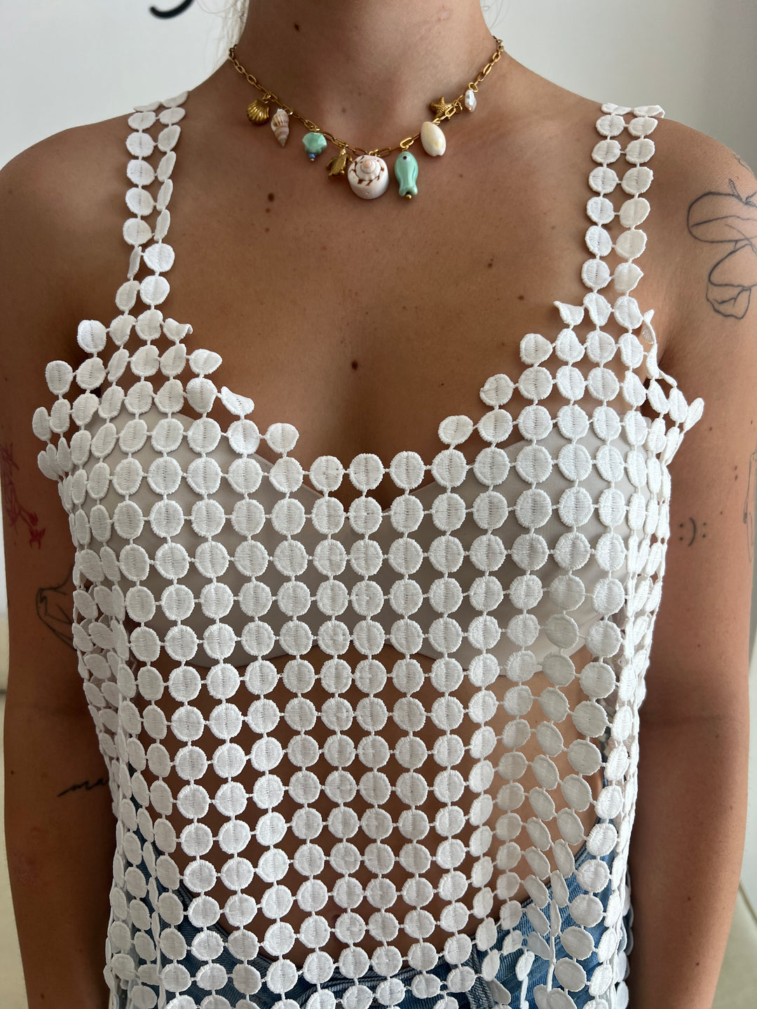 Top Eva blanco