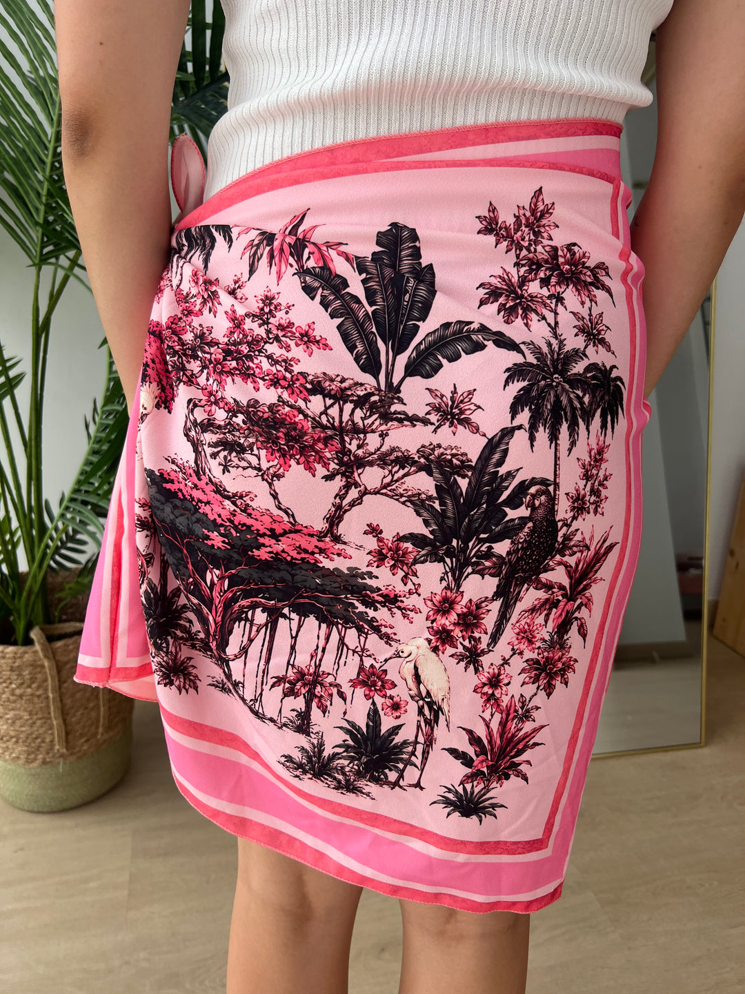 Falda Selva rosa