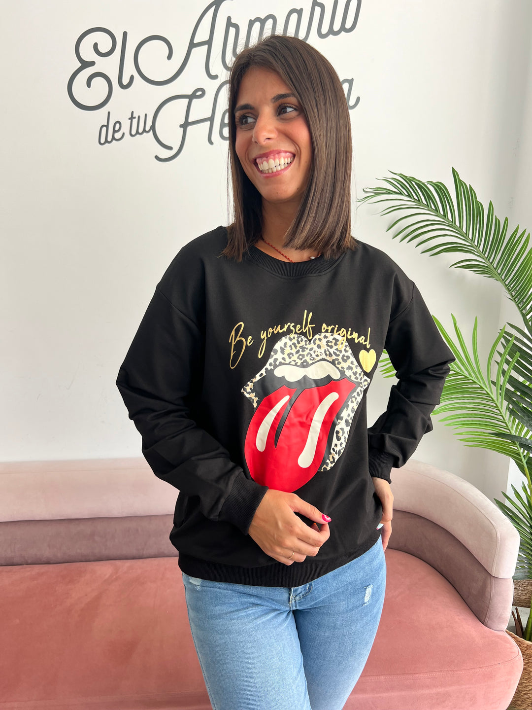 Sudadera Rolling negro