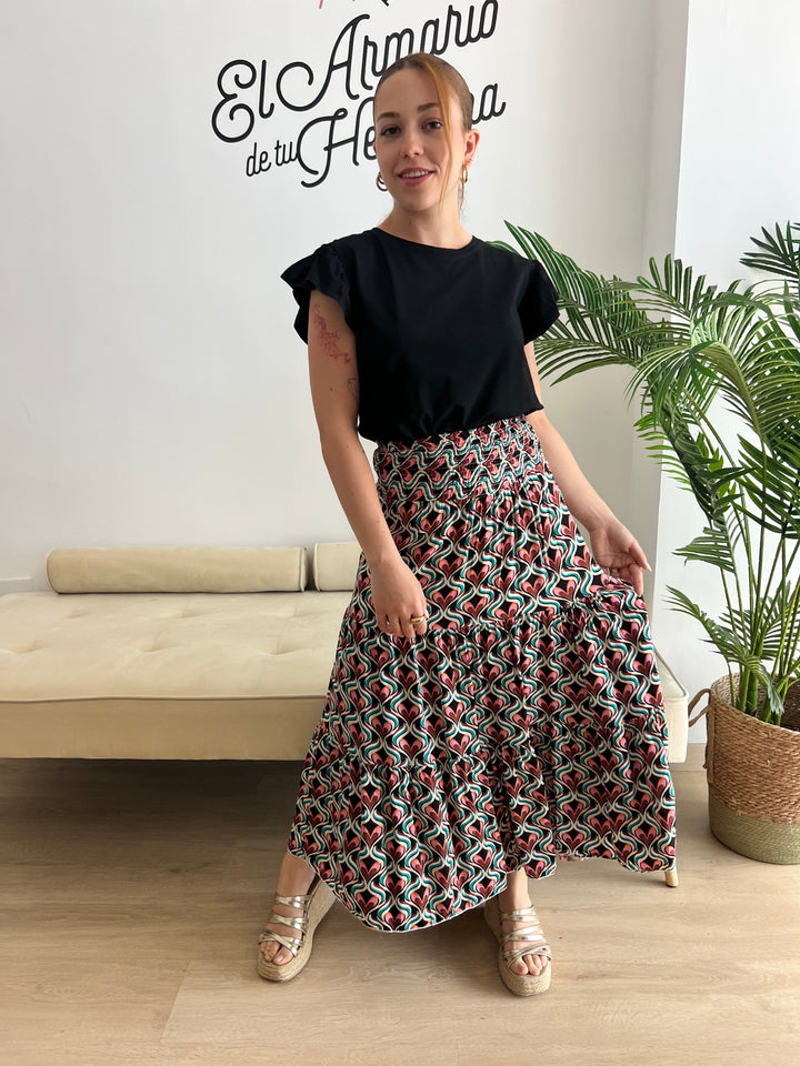 Falda Carlota negro