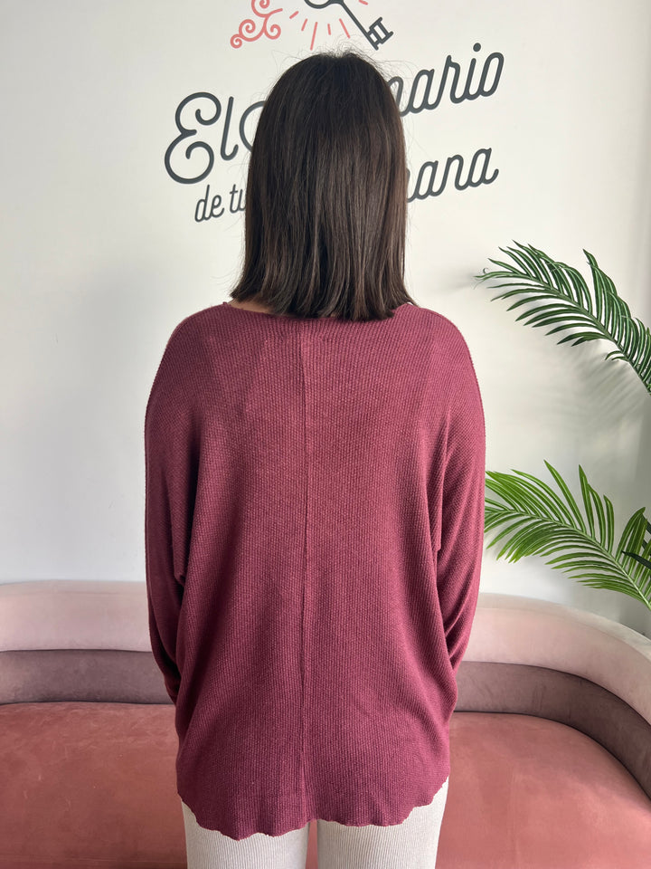 Jersey Árbol burdeos