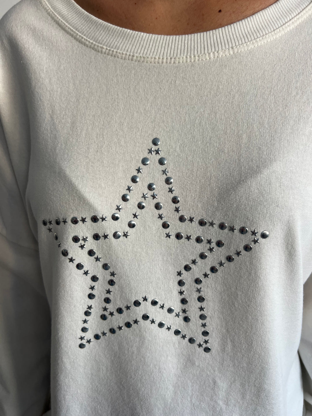 Sudadera Estrella blanco