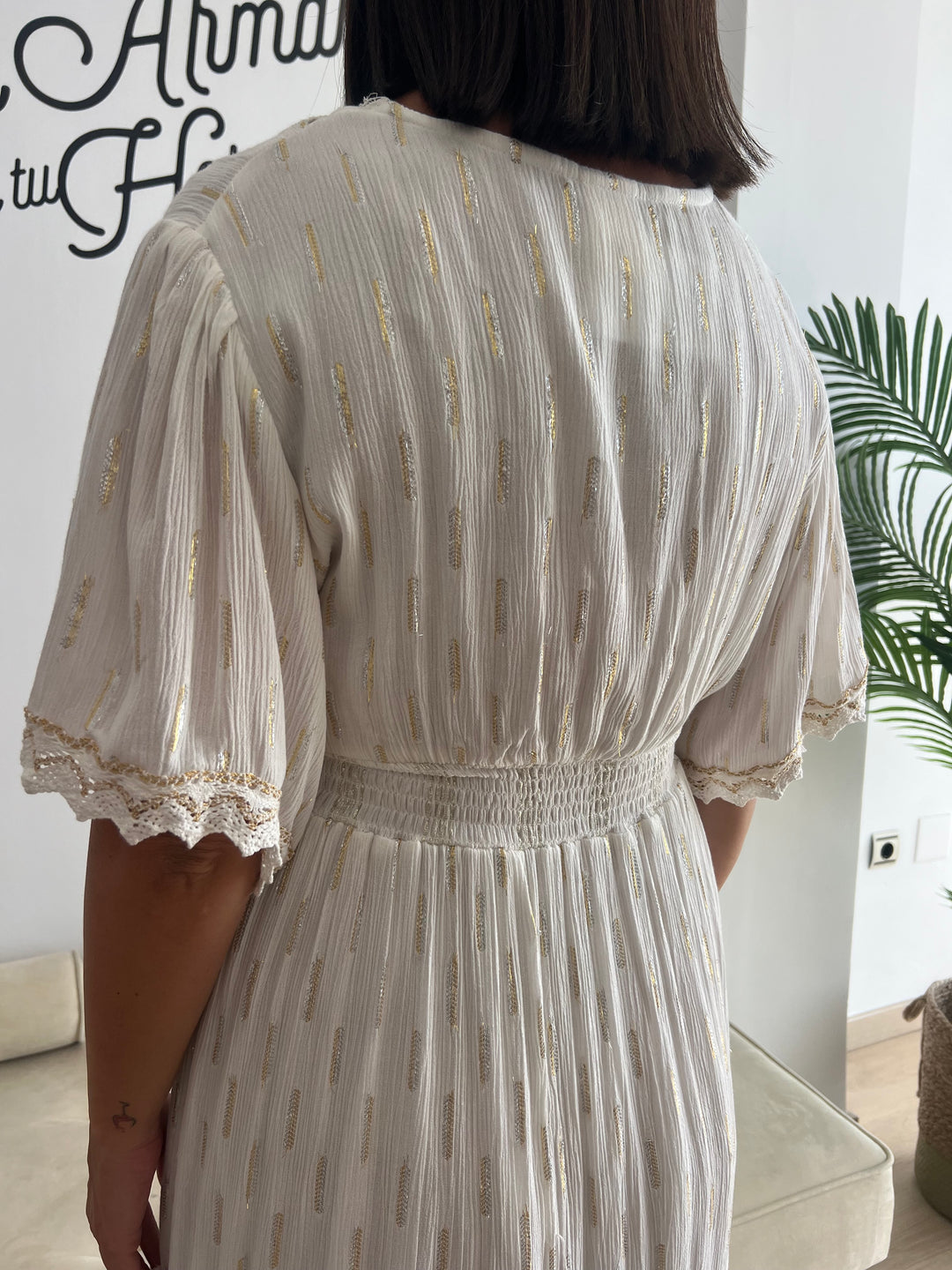 Vestido Atenea blanco