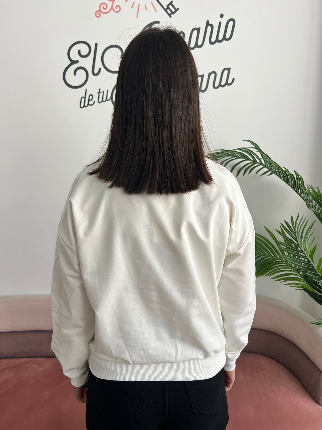 Sudadera Leire blanco