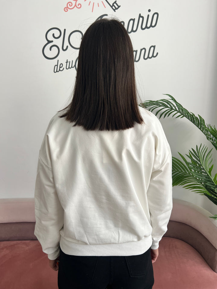 Sudadera Leire blanco
