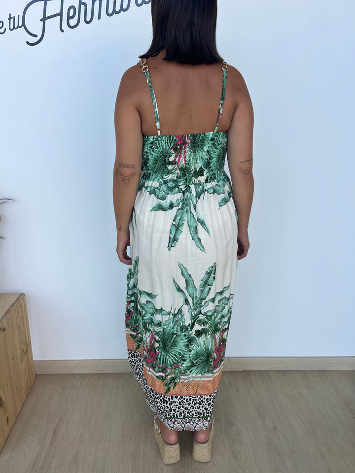 Vestido Tropical verde