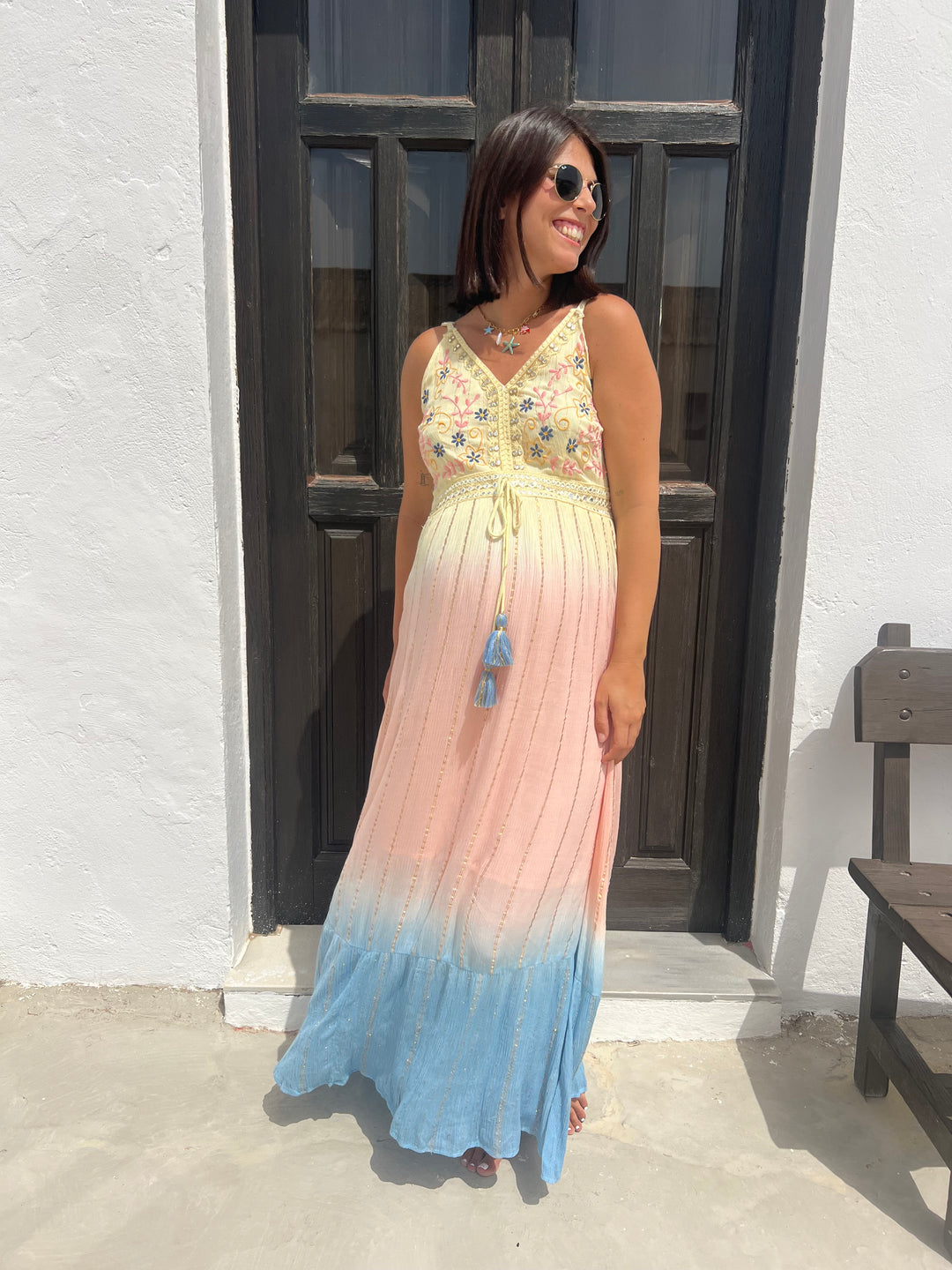 Vestido Tropea azul