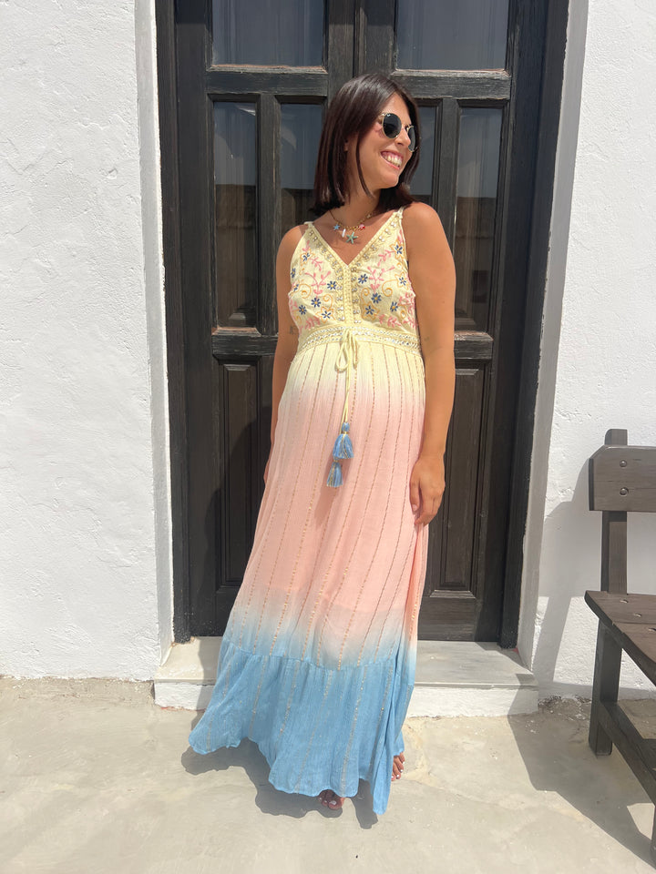 Vestido Tropea azul