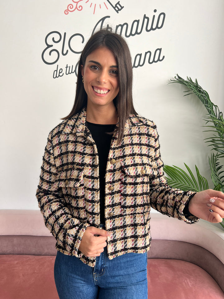 Chaqueta Sandra camel