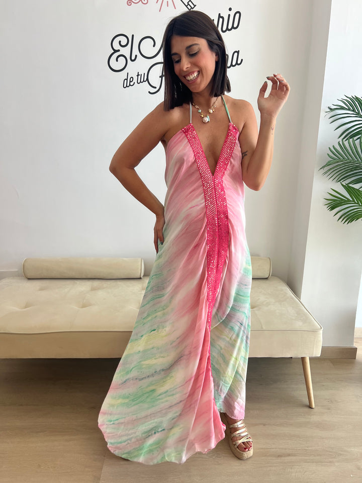Vestido Bali fucsia