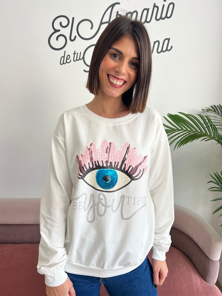 Sudadera You blanco