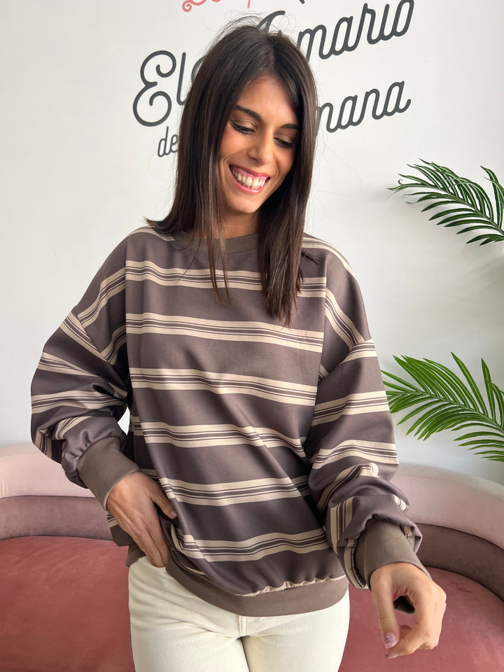 Sudadera Francis topo