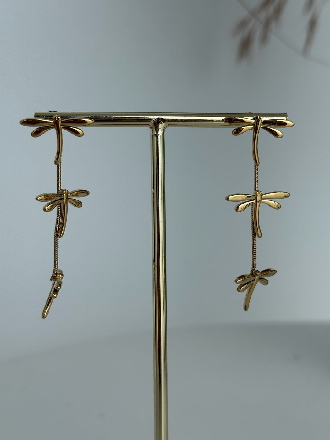 Pendientes Libélulas colgantes (acero)
