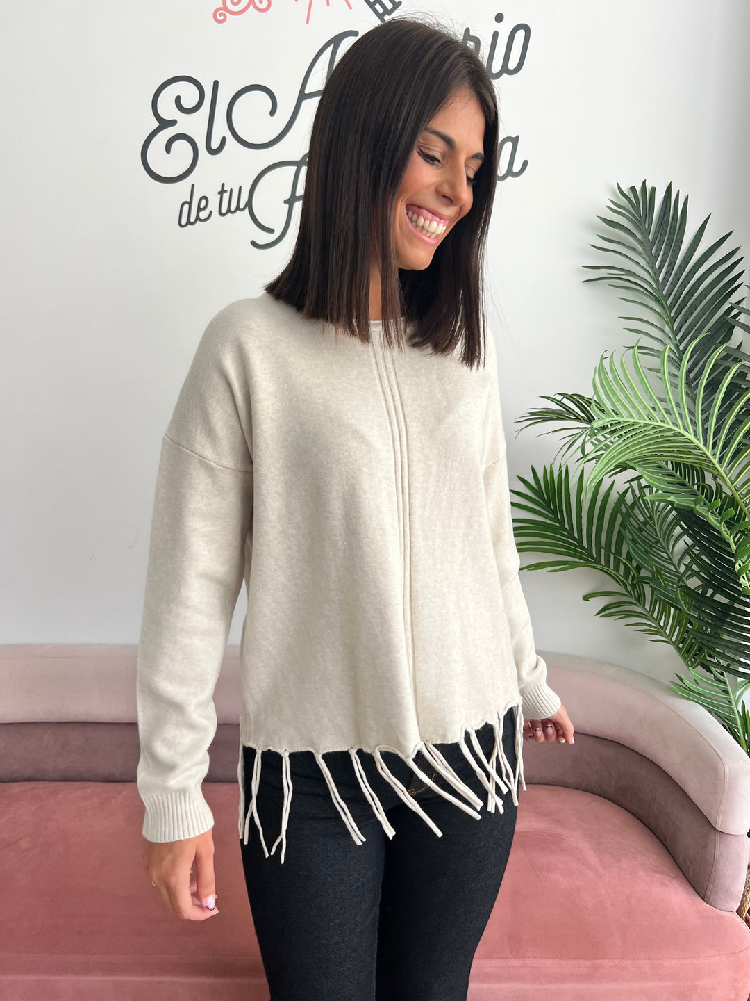 Jersey Flecos beige