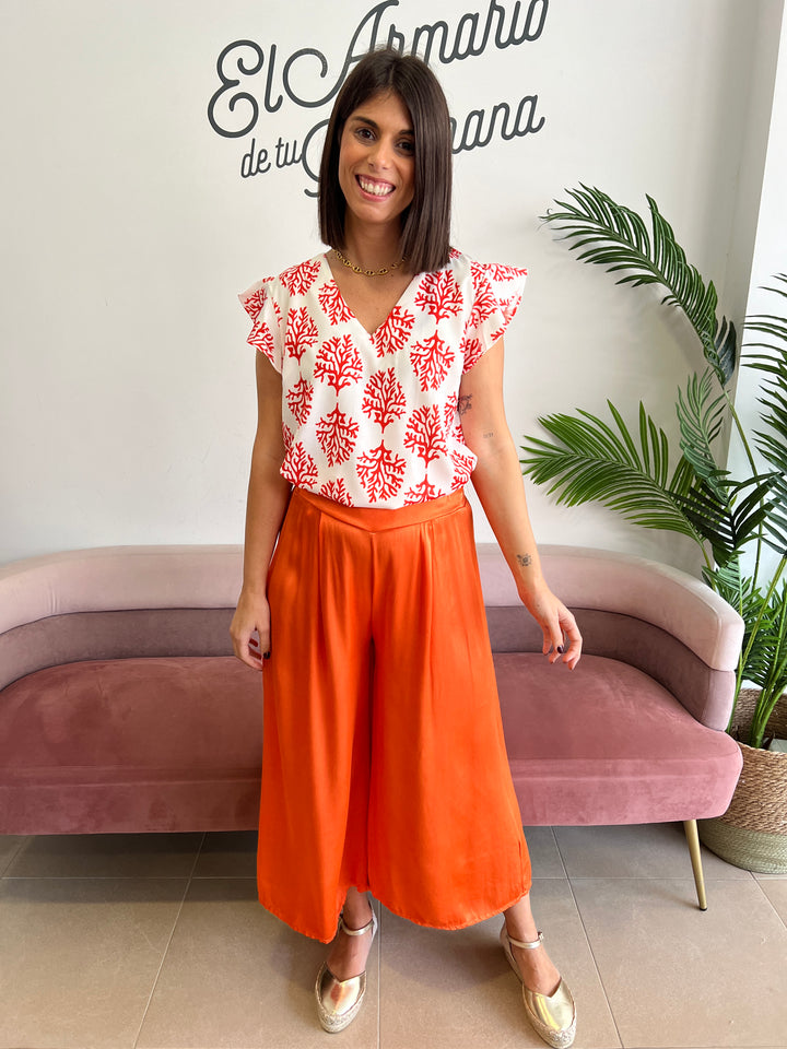 Pantalón Aroa naranja