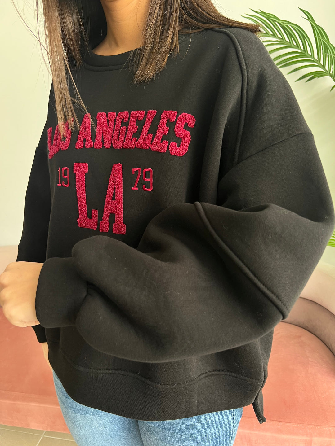 Sudadera Los Ángeles negro