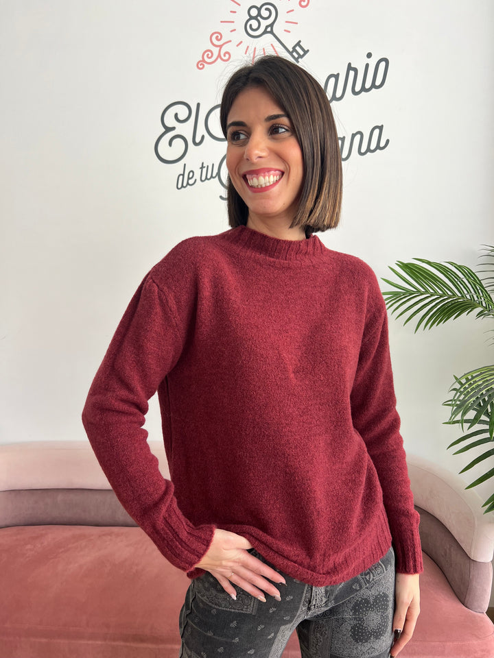 Jersey Teresa burdeos