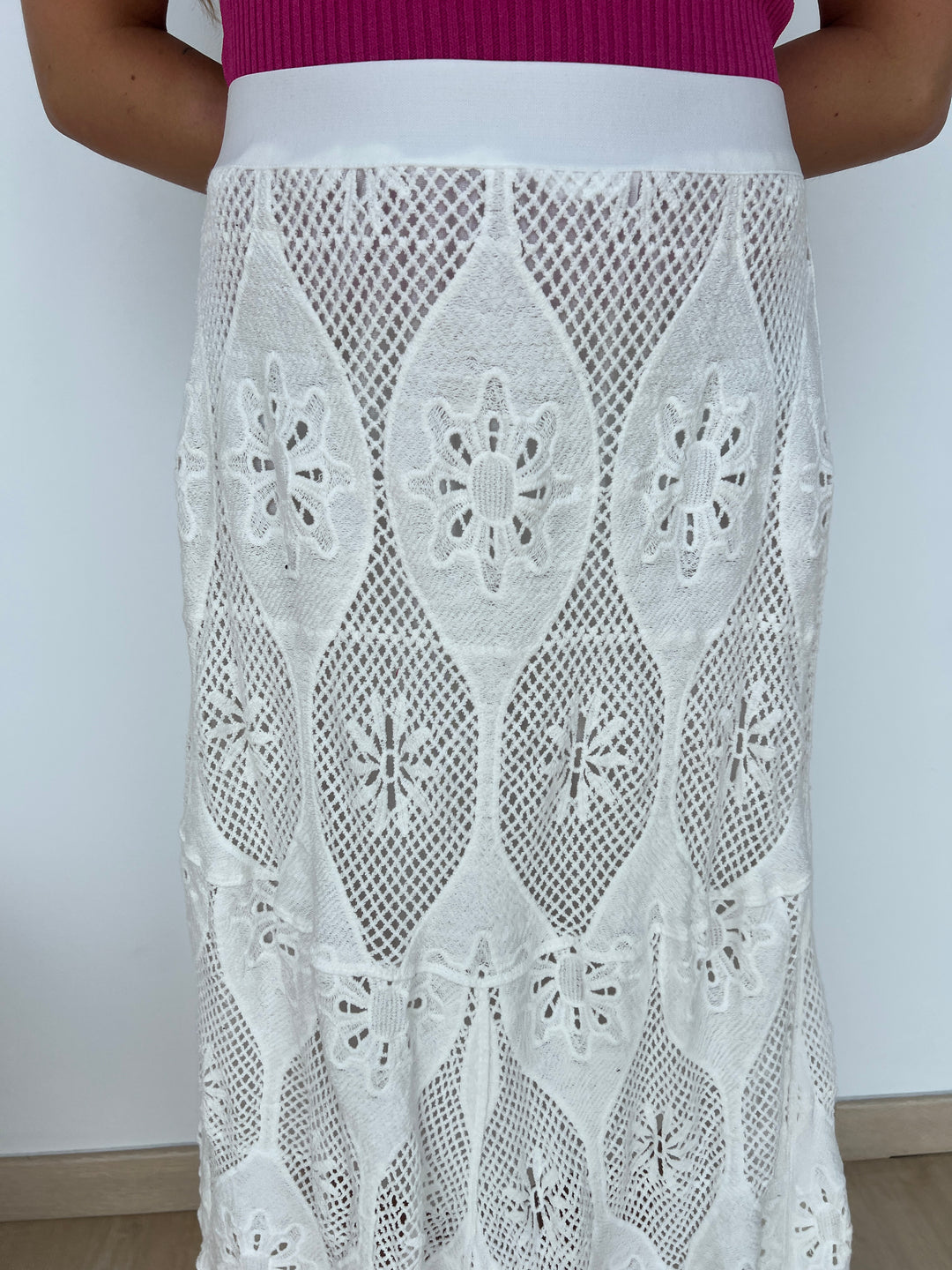 Falda Nuria blanco