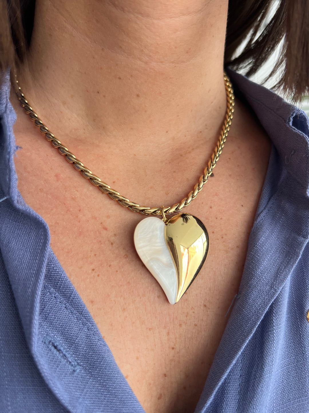 Collar Corazón (acero)