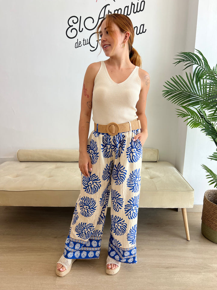 Pantalón Hana azul