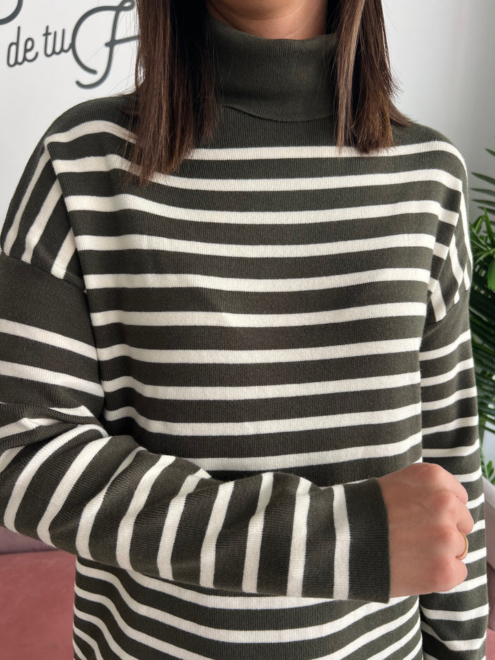 Vestido Maite verde militar