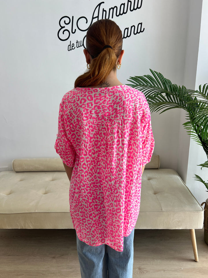 Blusa Elsa fucsia