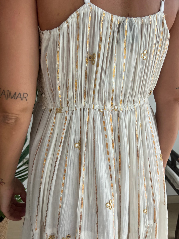 Vestido Roma camel
