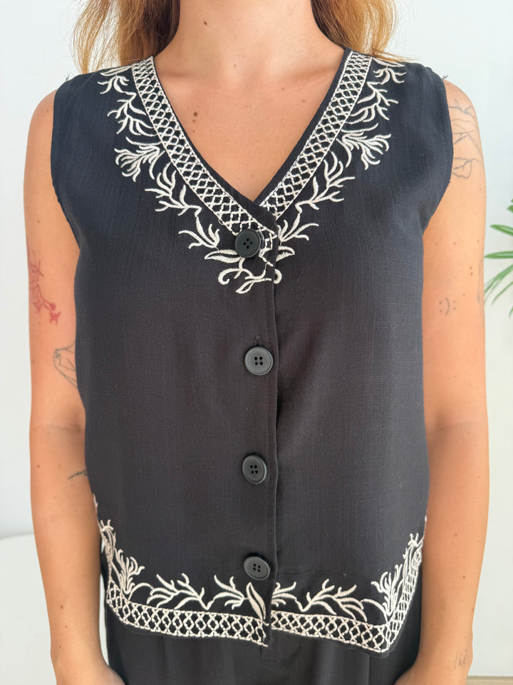 Conjunto Isabel negro