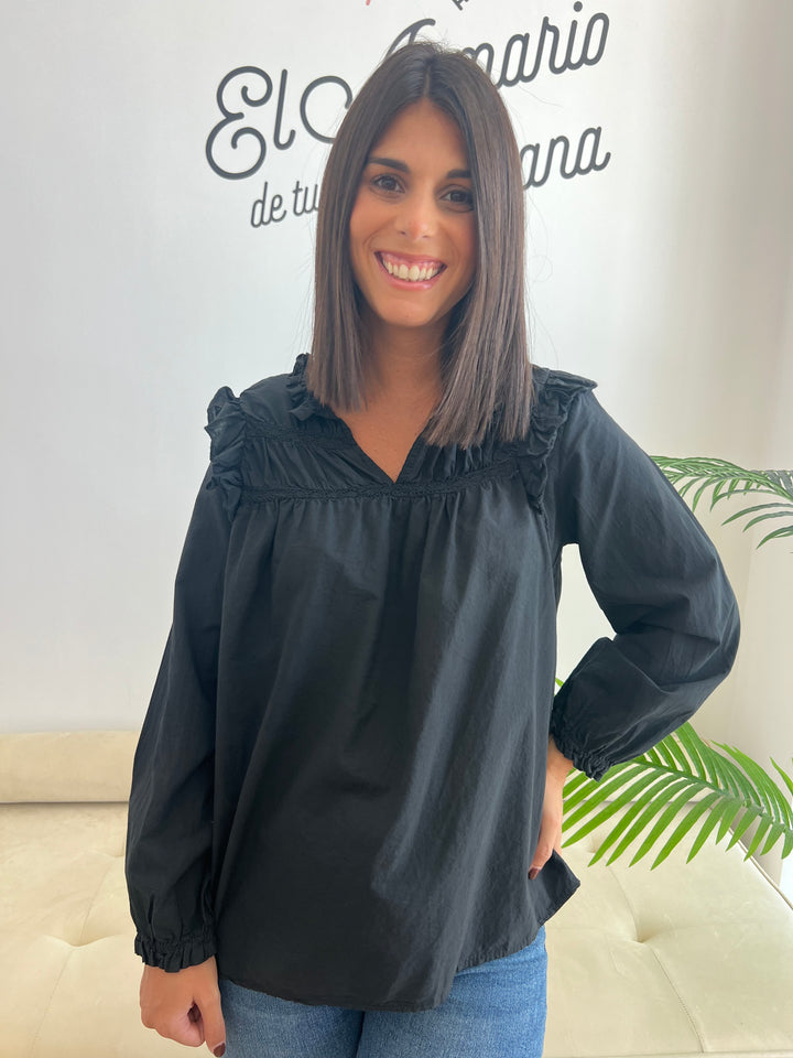 Blusa Santi negro