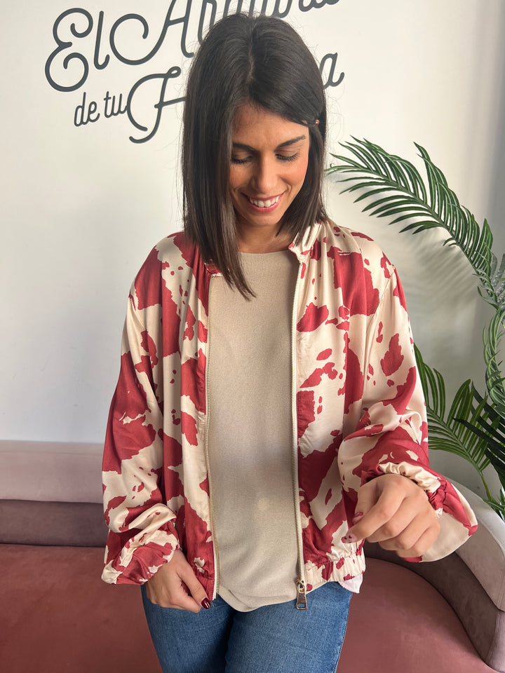 Chaqueta Carolina coral