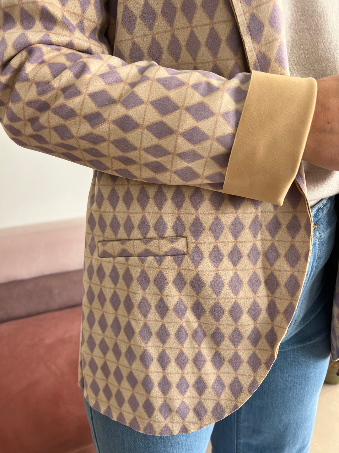 Chaqueta Estela malva