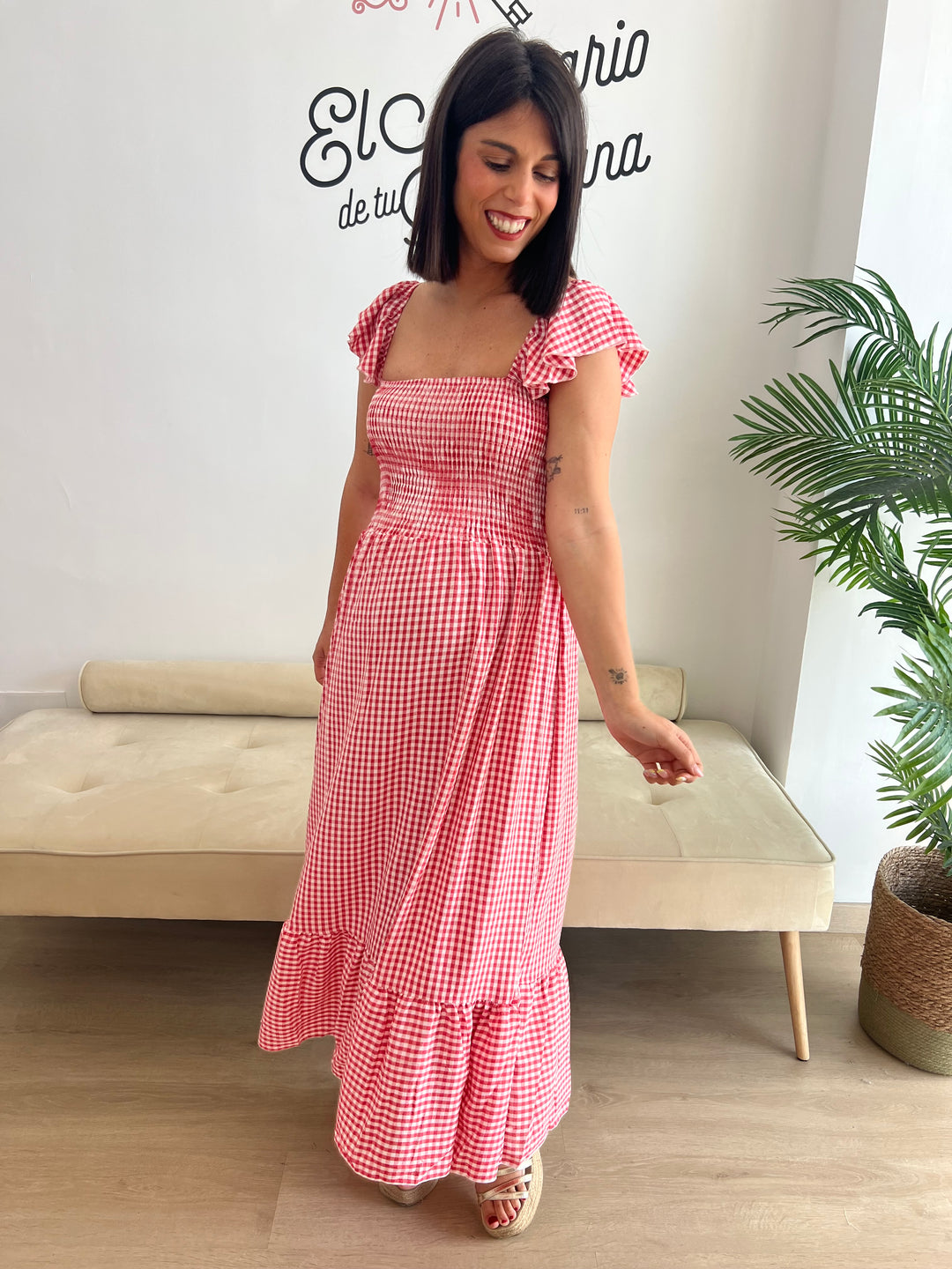 Vestido Yanira rojo