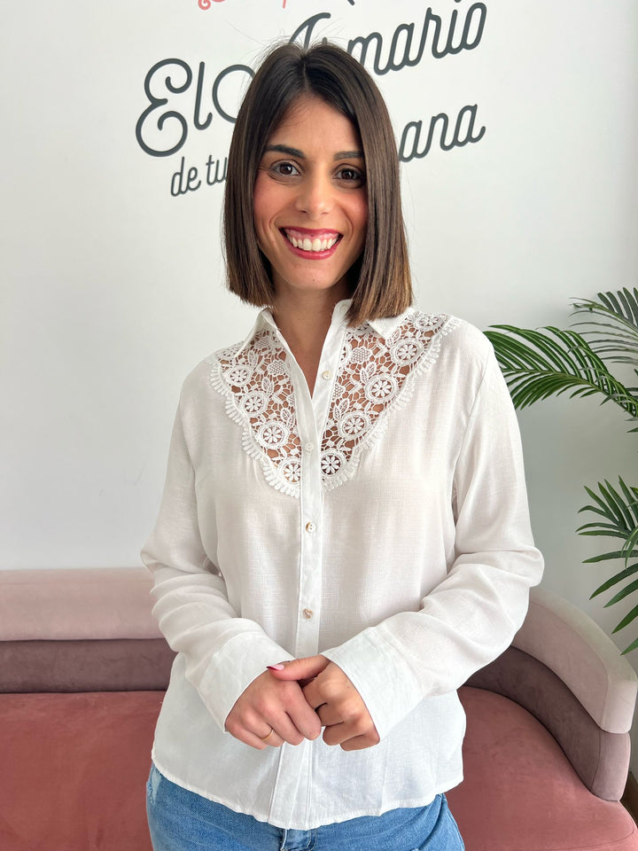 Camisa Laura blanco
