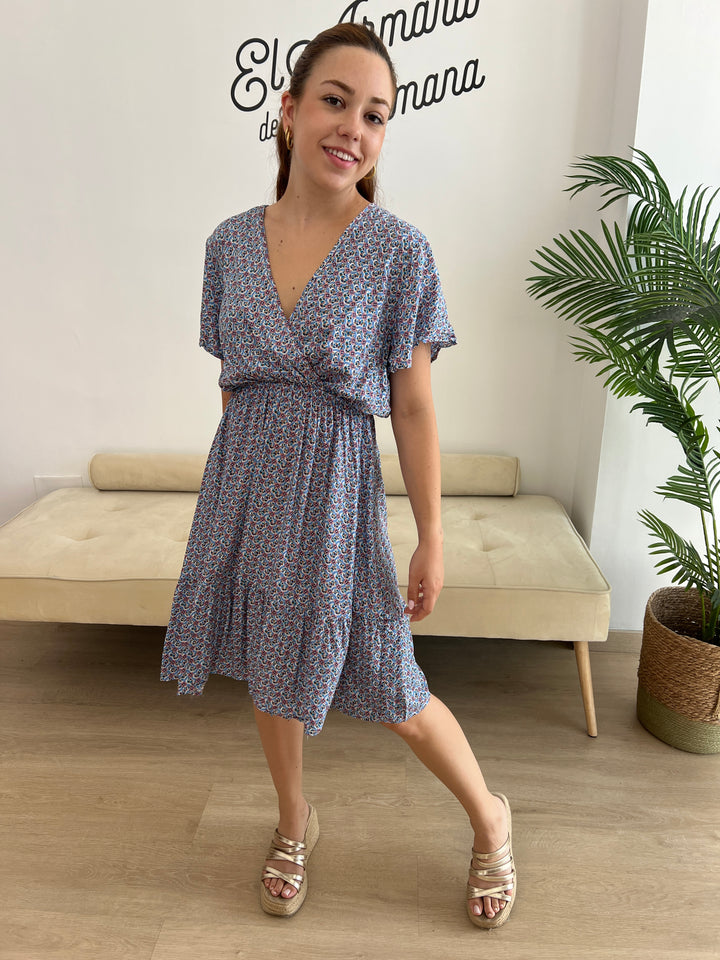 Vestido Pilar azul